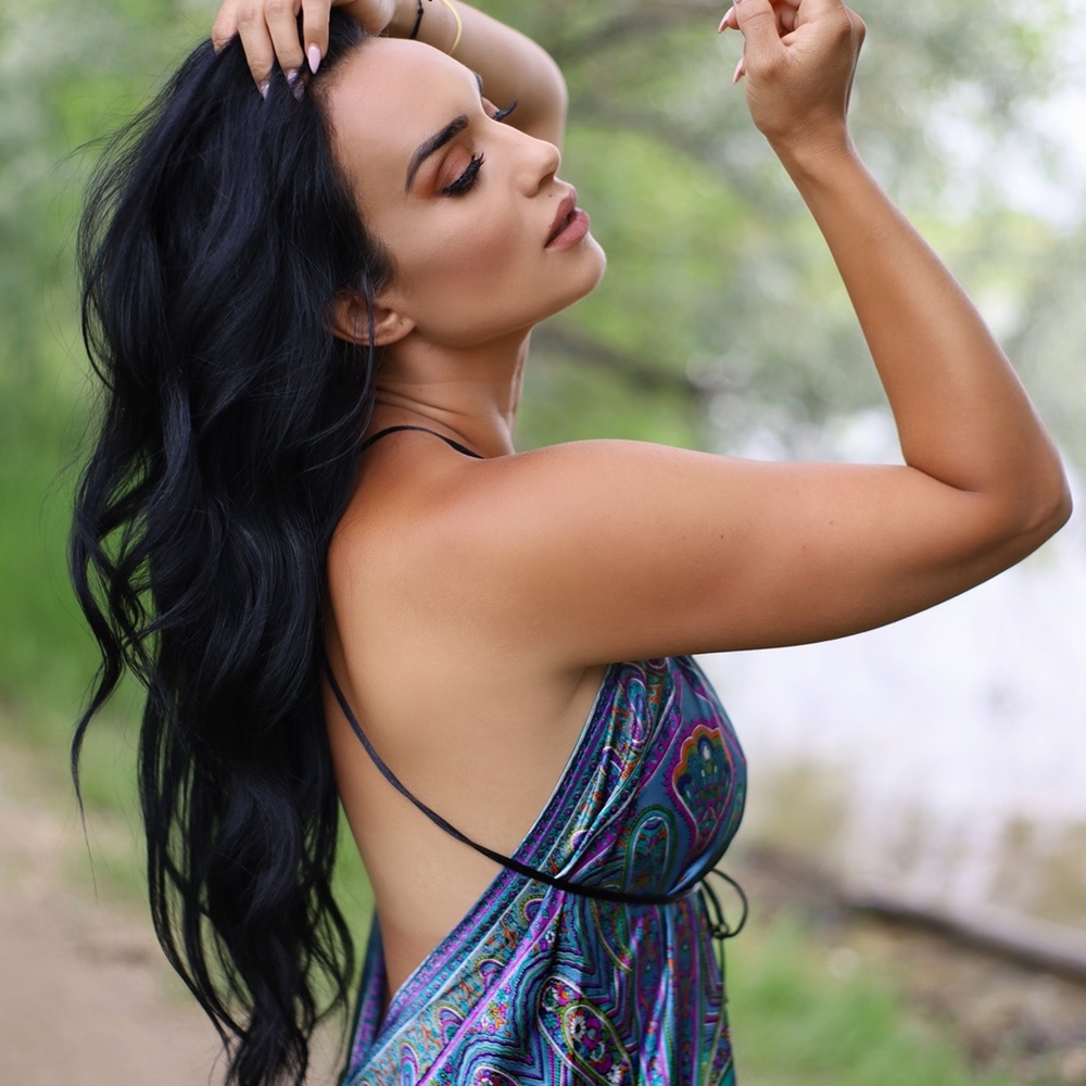 Iris Impressions Silk Halter Multi Convertible Dress silk halter dress deep v